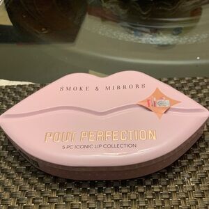 BRAND NEW NWTSMOKE AND MIRRORS Pout Perfection Lip Collection - Pink 5 pc set